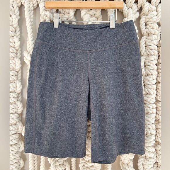 Lucy Heather Gray Bike Shorts 10” - Picture 1 of 3